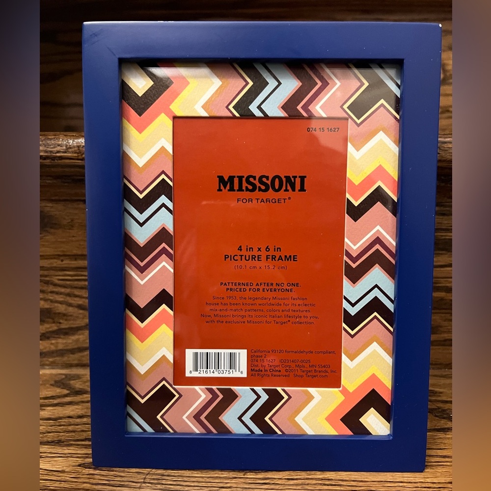 Missoni for Target 4x6 Picture Frame